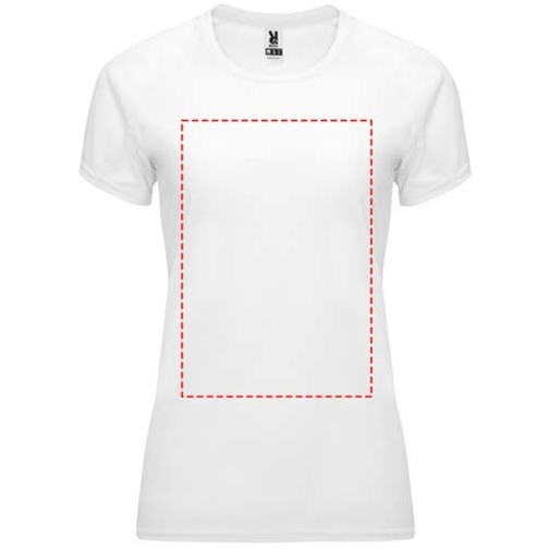 Bahrain Sport T-Shirt Für Damen , weiß, Interlock Strick 100% Polyester, 135 g/m2, 2XL, , Bild 17