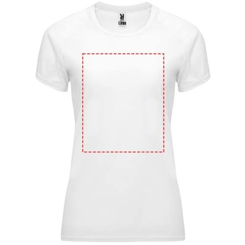 Bahrain Sport T-Shirt Für Damen , weiß, Interlock Strick 100% Polyester, 135 g/m2, 2XL, , Bild 18