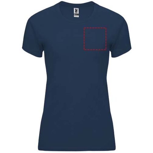 Bahrain Sport T-Shirt Für Damen , navy blue, Interlock Strick 100% Polyester, 135 g/m2, 2XL, , Bild 8