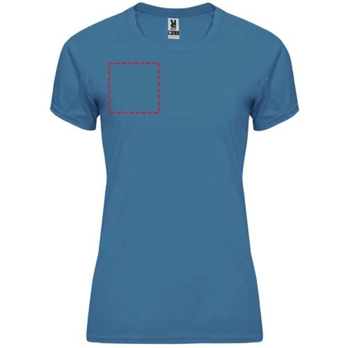 Bahrain Sport T-Shirt Für Damen , moonlight blue, Interlock Strick 100% Polyester, 135 g/m2, 2XL, , Bild 17