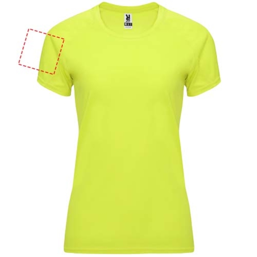 Bahrain Sport T-Shirt Für Damen , fluor yellow, Interlock Strick 100% Polyester, 135 g/m2, 2XL, , Bild 20