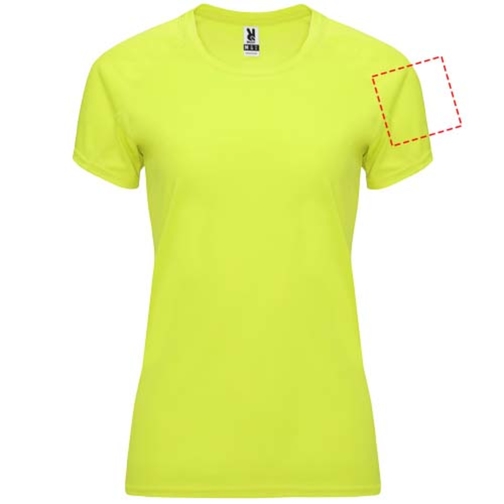 Bahrain Sport T-Shirt Für Damen , fluor yellow, Interlock Strick 100% Polyester, 135 g/m2, 2XL, , Bild 15