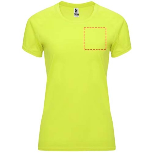 Bahrain Sport T-Shirt Für Damen , fluor yellow, Interlock Strick 100% Polyester, 135 g/m2, 2XL, , Bild 9