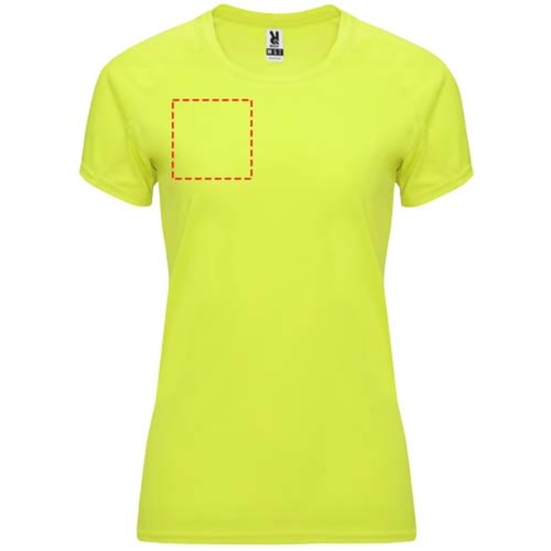 Bahrain Sport T-Shirt Für Damen , fluor yellow, Interlock Strick 100% Polyester, 135 g/m2, 2XL, , Bild 24
