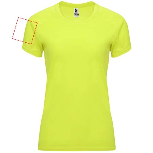 Bahrain Sport T-Shirt Für Damen , fluor yellow, Interlock Strick 100% Polyester, 135 g/m2, 2XL, , Bild 22