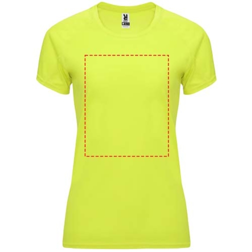 Bahrain Sport T-Shirt Für Damen , fluor yellow, Interlock Strick 100% Polyester, 135 g/m2, 2XL, , Bild 13