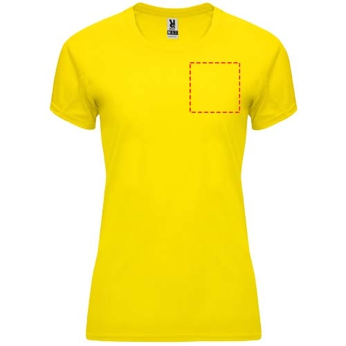 Bahrain Sport T-Shirt Für Damen , gelb, Interlock Strick 100% Polyester, 135 g/m2, 2XL, , Bild 20