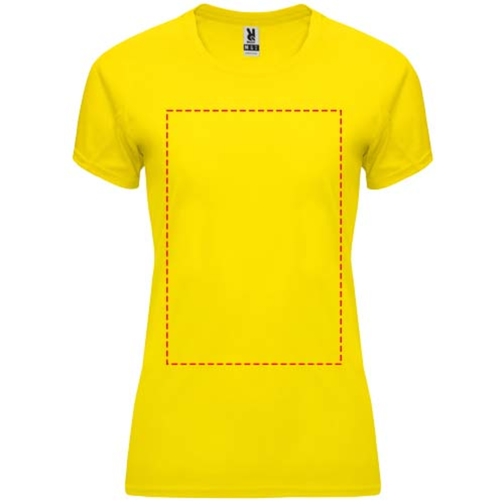 Bahrain Sport T-Shirt Für Damen , gelb, Interlock Strick 100% Polyester, 135 g/m2, 2XL, , Bild 16