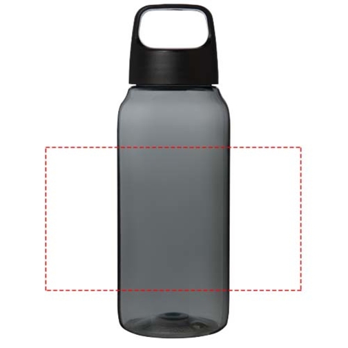 Bebo 500 Ml Trinkflasche Aus Recyceltem Kunststoff , schwarz, RCS certified recycled PET plastic, Recycelter PP Kunststoff, 6,85cm x 19,30cm x 6,85cm (Länge x Höhe x Breite), Bild 4