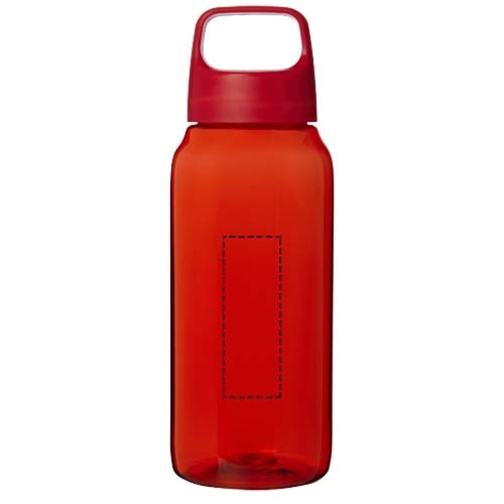 Bebo 500 Ml Trinkflasche Aus Recyceltem Kunststoff , rot, RCS certified recycled PET plastic, Recycelter PP Kunststoff, 6,85cm x 19,30cm x 6,85cm (Länge x Höhe x Breite), Bild 5