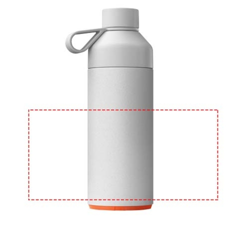 Big Ocean Bottle 1 L Vakuumisolierte Flasche , rock grey, Recycled stainless steel, 25% PET Kunststoff, 50% Recycelter PET Kunststoff, 25% Silikon Kunststoff, 26,20cm (Höhe), Bild 7