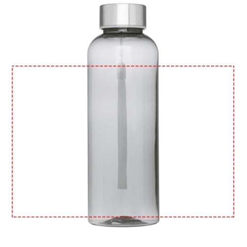 Bodhi 500 Ml Sportflasche Aus RPET , transparent schwarz, Recycelter PET Kunststoff, Recycled stainless steel, 6,50cm x 20,00cm x 6,50cm (Länge x Höhe x Breite), Bild 9