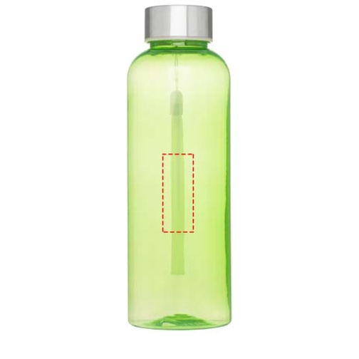 Bodhi 500 Ml Sportflasche Aus RPET , lime transparent, Recycelter PET Kunststoff, Recycled stainless steel, 6,50cm x 20,00cm x 6,50cm (Länge x Höhe x Breite), Bild 7