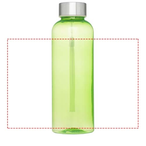 Bodhi 500 Ml Sportflasche Aus RPET , lime transparent, Recycelter PET Kunststoff, Recycled stainless steel, 6,50cm x 20,00cm x 6,50cm (Länge x Höhe x Breite), Bild 9