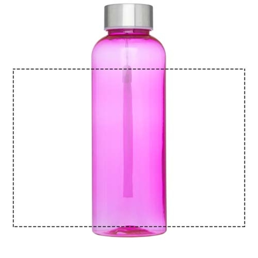 Bodhi 500 Ml Sportflasche Aus RPET , transparent pink, Recycelter PET Kunststoff, Recycled stainless steel, 6,50cm x 20,00cm x 6,50cm (Länge x Höhe x Breite), Bild 8