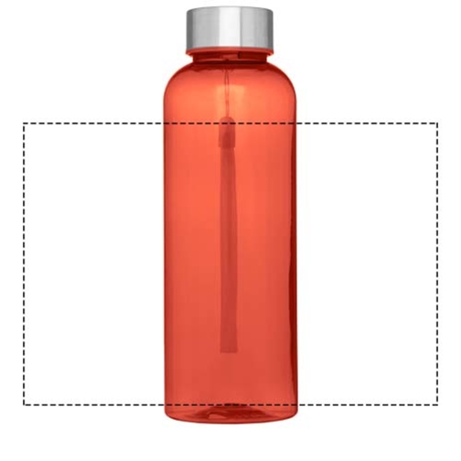 Bodhi 500 Ml Sportflasche Aus RPET , transparent rot, Recycelter PET Kunststoff, Recycled stainless steel, 6,50cm x 20,00cm x 6,50cm (Länge x Höhe x Breite), Bild 9