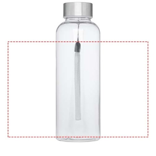 Bodhi 500 Ml Sportflasche Aus RPET , transparent klar, Recycelter PET Kunststoff, Recycled stainless steel, 6,50cm x 20,00cm x 6,50cm (Länge x Höhe x Breite), Bild 9