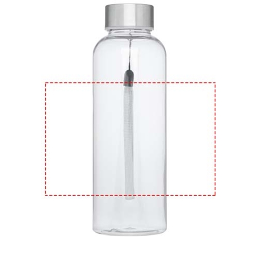 Bodhi 500 Ml Sportflasche Aus RPET , transparent klar, Recycelter PET Kunststoff, Recycled stainless steel, 6,50cm x 20,00cm x 6,50cm (Länge x Höhe x Breite), Bild 6