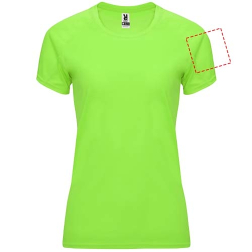 Bahrain Sport T-Shirt Für Damen , fluor green, Interlock Strick 100% Polyester, 135 g/m2, 2XL, , Bild 9