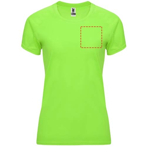 Bahrain Sport T-Shirt Für Damen , fluor green, Interlock Strick 100% Polyester, 135 g/m2, 2XL, , Bild 24