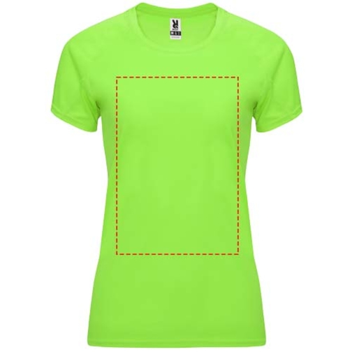 Bahrain Sport T-Shirt Für Damen , fluor green, Interlock Strick 100% Polyester, 135 g/m2, 2XL, , Bild 20