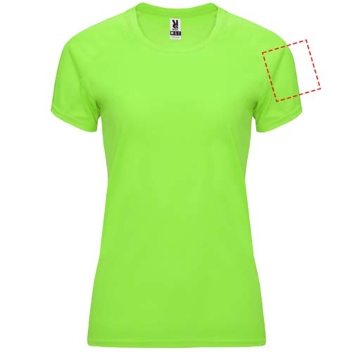 Bahrain Sport T-Shirt Für Damen , fluor green, Interlock Strick 100% Polyester, 135 g/m2, 2XL, , Bild 17