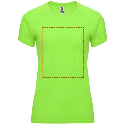 Bahrain Sport T-Shirt Für Damen , fluor green, Interlock Strick 100% Polyester, 135 g/m2, 2XL, , Bild 7