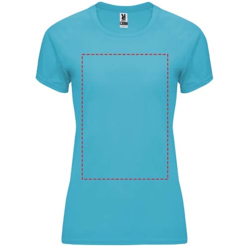 Bahrain Sport T-Shirt Für Damen , türkis, Interlock Strick 100% Polyester, 135 g/m2, 2XL, , Bild 17