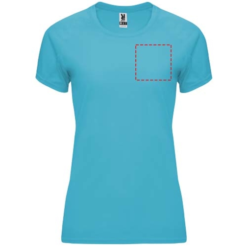 T-shirt sportiva a maniche corte da donna Bahrain, Immagine 24