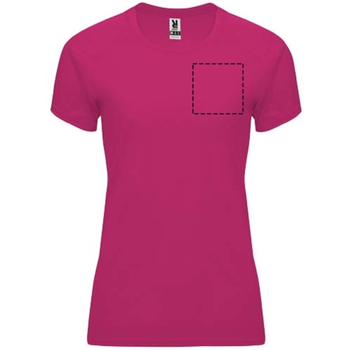 T-shirt sportiva a maniche corte da donna Bahrain, Immagine 10