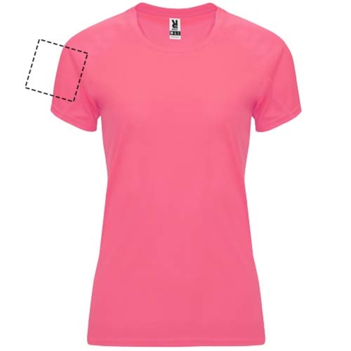 Bahrain Sport T-Shirt Für Damen , fluor lady pink, Interlock Strick 100% Polyester, 135 g/m2, 2XL, , Bild 13