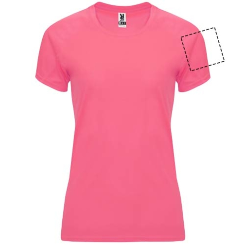 Bahrain Sport T-Shirt Für Damen , fluor lady pink, Interlock Strick 100% Polyester, 135 g/m2, 2XL, , Bild 8