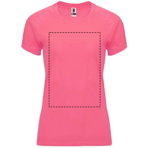 Bahrain Sport T-Shirt Für Damen , fluor lady pink, Interlock Strick 100% Polyester, 135 g/m2, 2XL, , Bild 19
