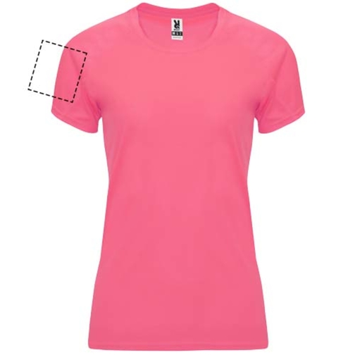 Bahrain Sport T-Shirt Für Damen , fluor lady pink, Interlock Strick 100% Polyester, 135 g/m2, 2XL, , Bild 15