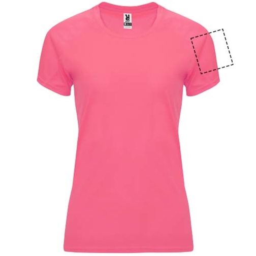 Bahrain Sport T-Shirt Für Damen , fluor lady pink, Interlock Strick 100% Polyester, 135 g/m2, 2XL, , Bild 16