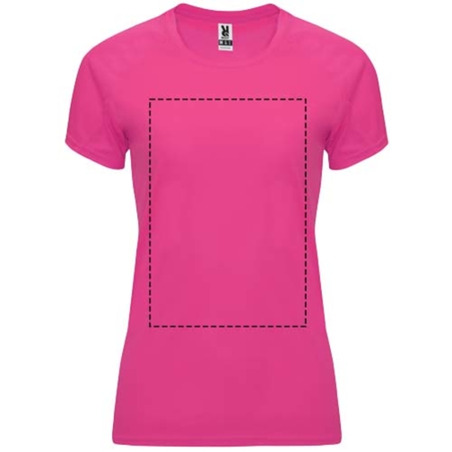 Bahrain Sport T-Shirt Für Damen , pink fluor, Interlock Strick 100% Polyester, 135 g/m2, 2XL, , Bild 20