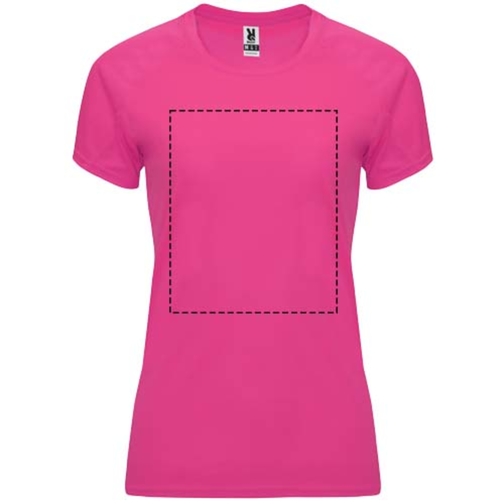 Bahrain Sport T-Shirt Für Damen , pink fluor, Interlock Strick 100% Polyester, 135 g/m2, 2XL, , Bild 7