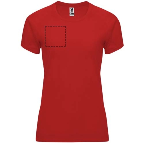 Bahrain Sport T-Shirt Für Damen , rot, Interlock Strick 100% Polyester, 135 g/m2, 2XL, , Bild 18