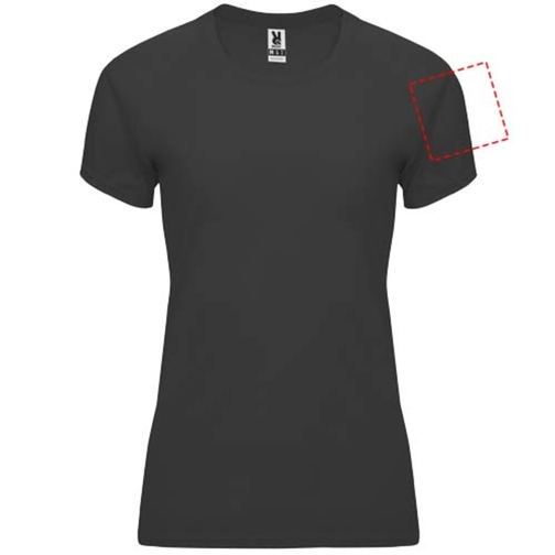 Bahrain Sport T-Shirt Für Damen , dark lead, Interlock Strick 100% Polyester, 135 g/m2, 2XL, , Bild 8