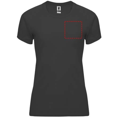 Bahrain Sport T-Shirt Für Damen , dark lead, Interlock Strick 100% Polyester, 135 g/m2, 2XL, , Bild 23