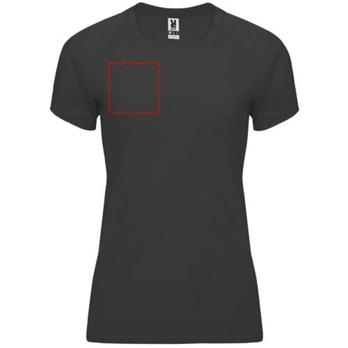 Bahrain Sport T-Shirt Für Damen , dark lead, Interlock Strick 100% Polyester, 135 g/m2, 2XL, , Bild 17