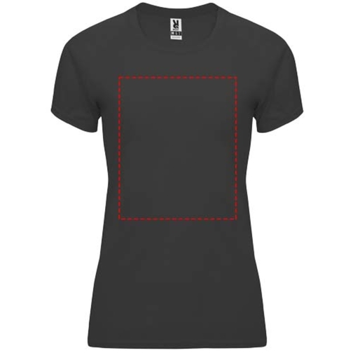 Bahrain Sport T-Shirt Für Damen , dark lead, Interlock Strick 100% Polyester, 135 g/m2, 2XL, , Bild 6