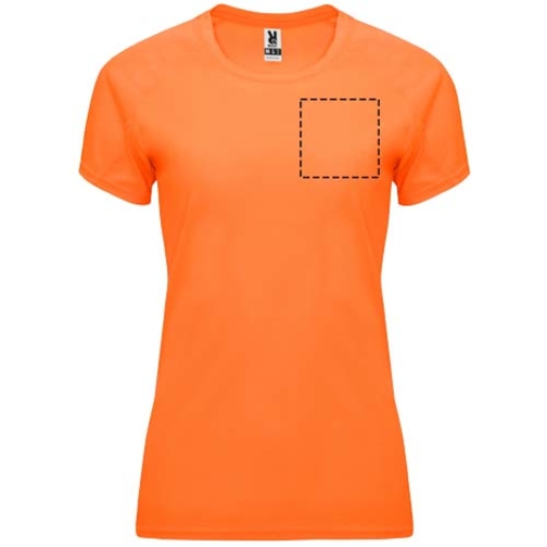 Bahrain Sport T-Shirt Für Damen , fluor orange, Interlock Strick 100% Polyester, 135 g/m2, 2XL, , Bild 11
