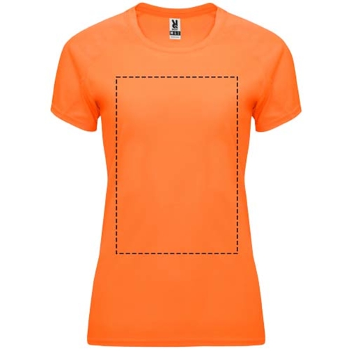Bahrain Sport T-Shirt Für Damen , fluor orange, Interlock Strick 100% Polyester, 135 g/m2, 2XL, , Bild 7