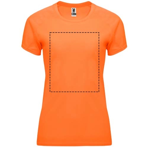 Bahrain Sport T-Shirt Für Damen , fluor orange, Interlock Strick 100% Polyester, 135 g/m2, 2XL, , Bild 15