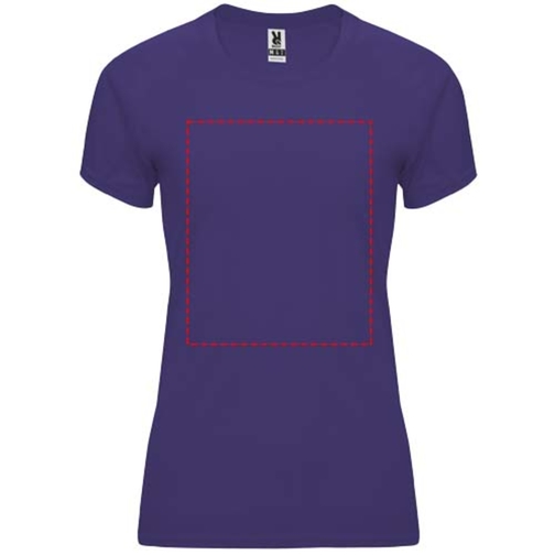 Bahrain Sport T-Shirt Für Damen , mauve, Interlock Strick 100% Polyester, 135 g/m2, 2XL, , Bild 7
