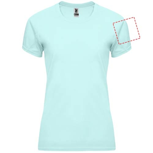 T-shirt sportiva a maniche corte da donna Bahrain, Immagine 8