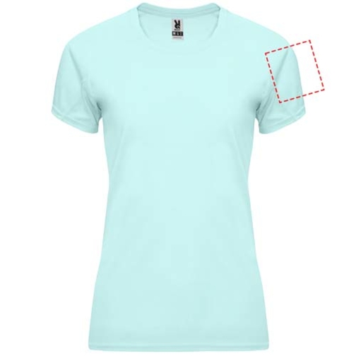 T-shirt sportiva a maniche corte da donna Bahrain, Immagine 12