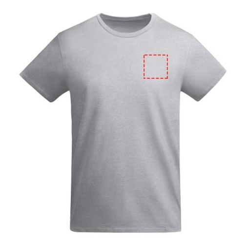 Breda T-Shirt Für Kinder , marl grey, Single jersey Strick 85% Bio Baumwolle, 15% Viskose, 175 g/m2, 11/12, , Bild 8