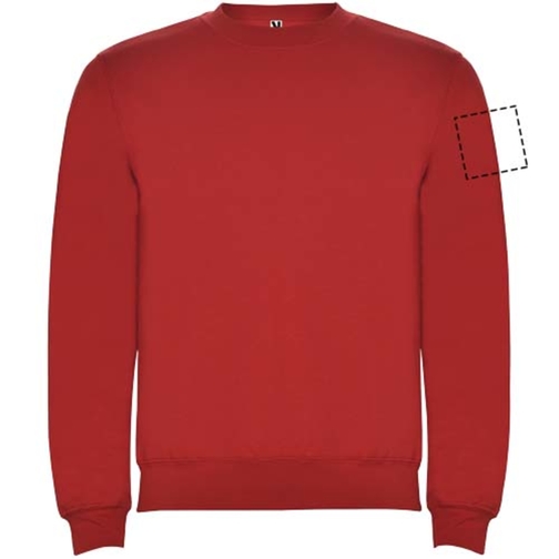 Clasica Sweatshirt Mit Rundhalsausschnitt Für Kinder , rot, Strick 50% Baumwolle, 50% Polyester, 280 g/m2, 9/10, , Bild 17